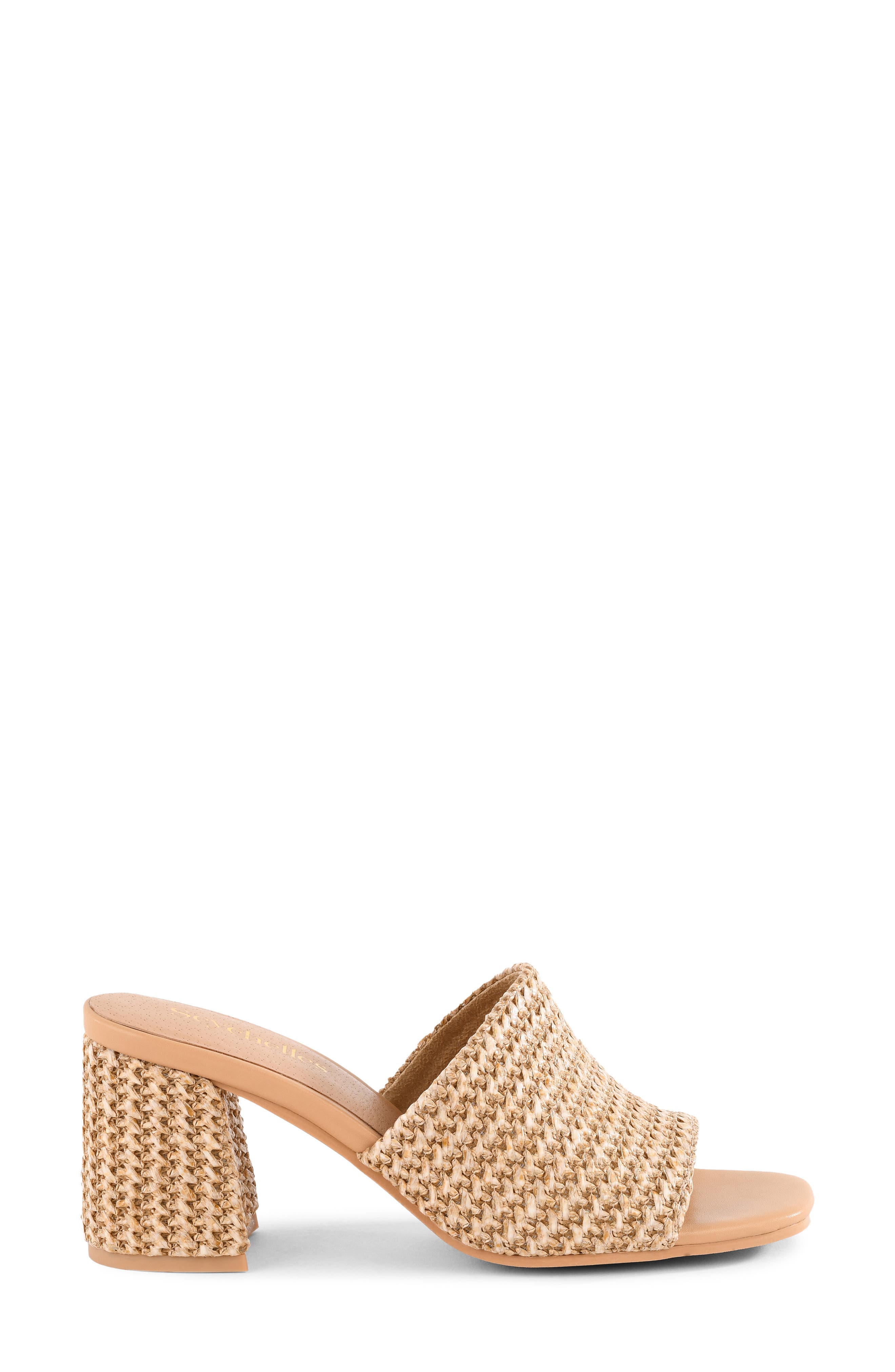 Adapt Block Heel Sandal, Alternate, color, NATURAL MIX RAFFIA
