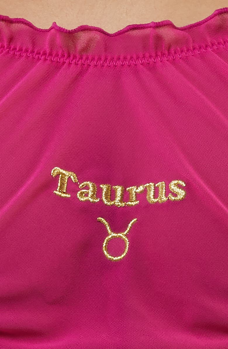 Playful Promises Taurus Chiffon Panties, Alternate, color, Pink