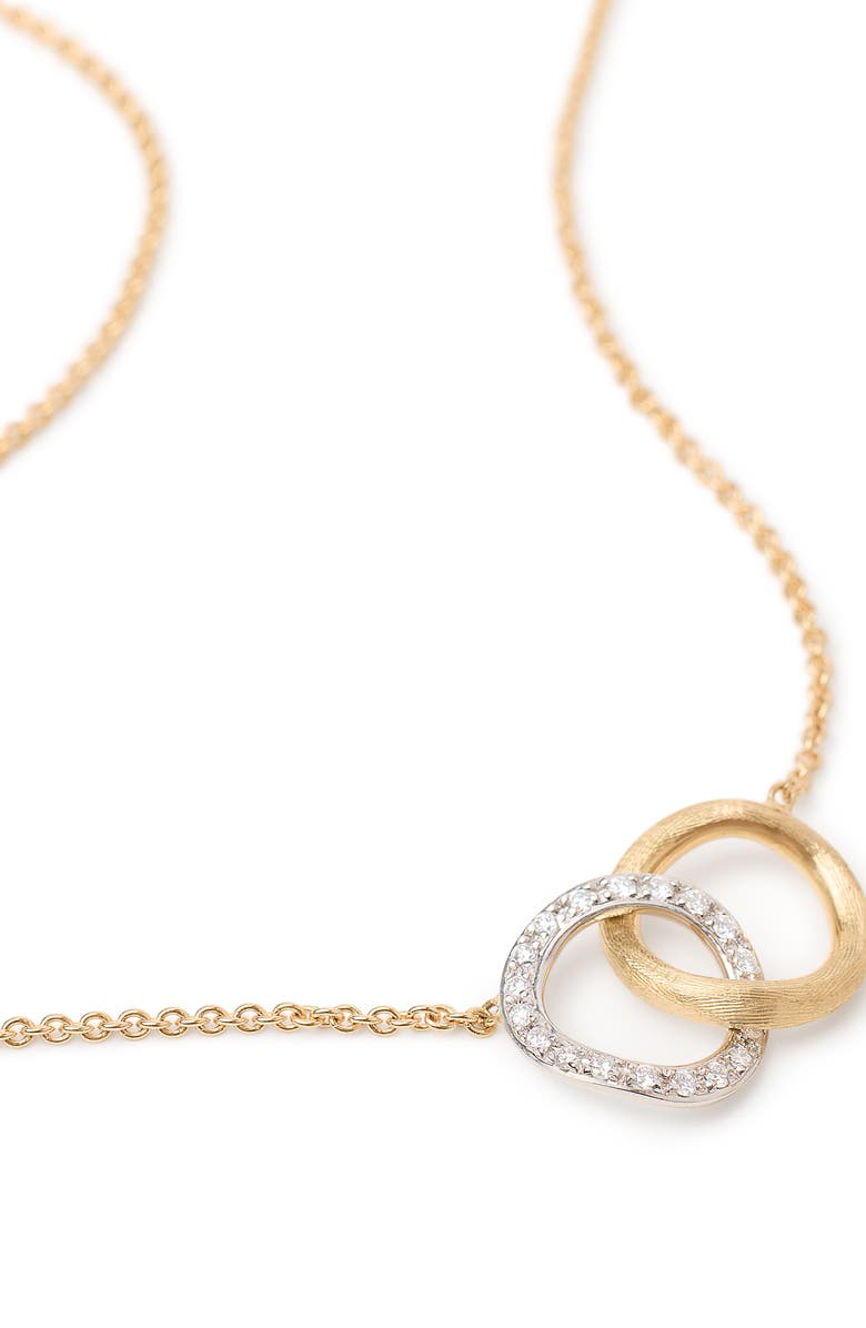 Marco Bicego Delicati Pavé Diamond Pendant Necklace, Alternate, color, 