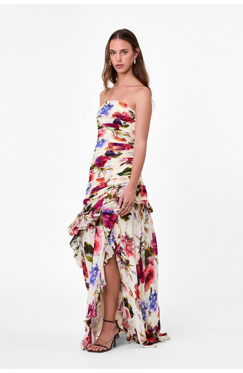 NICHOLAS Viola Print Dress, Alternate, color, Watercolor Flora