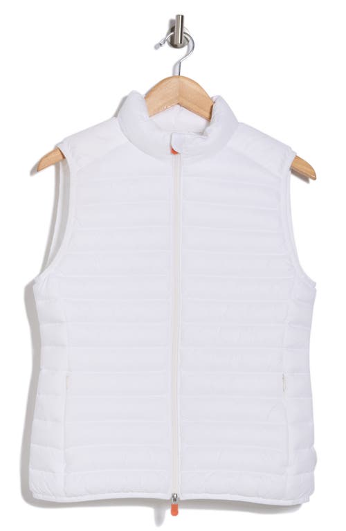 Save The Duck Noemi Quilted Puffer Vest In White