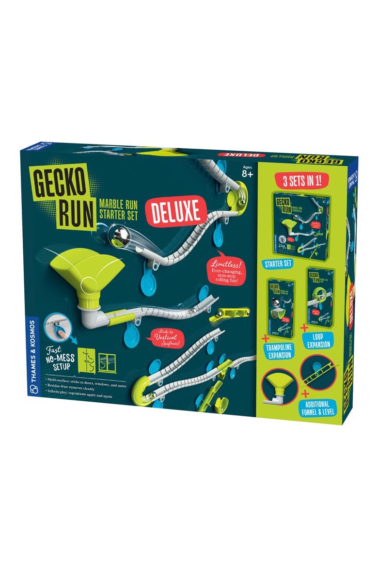 Gecko Run Deluxe Marble Run Starter Kit, Main, color, MISCELLANEOUS