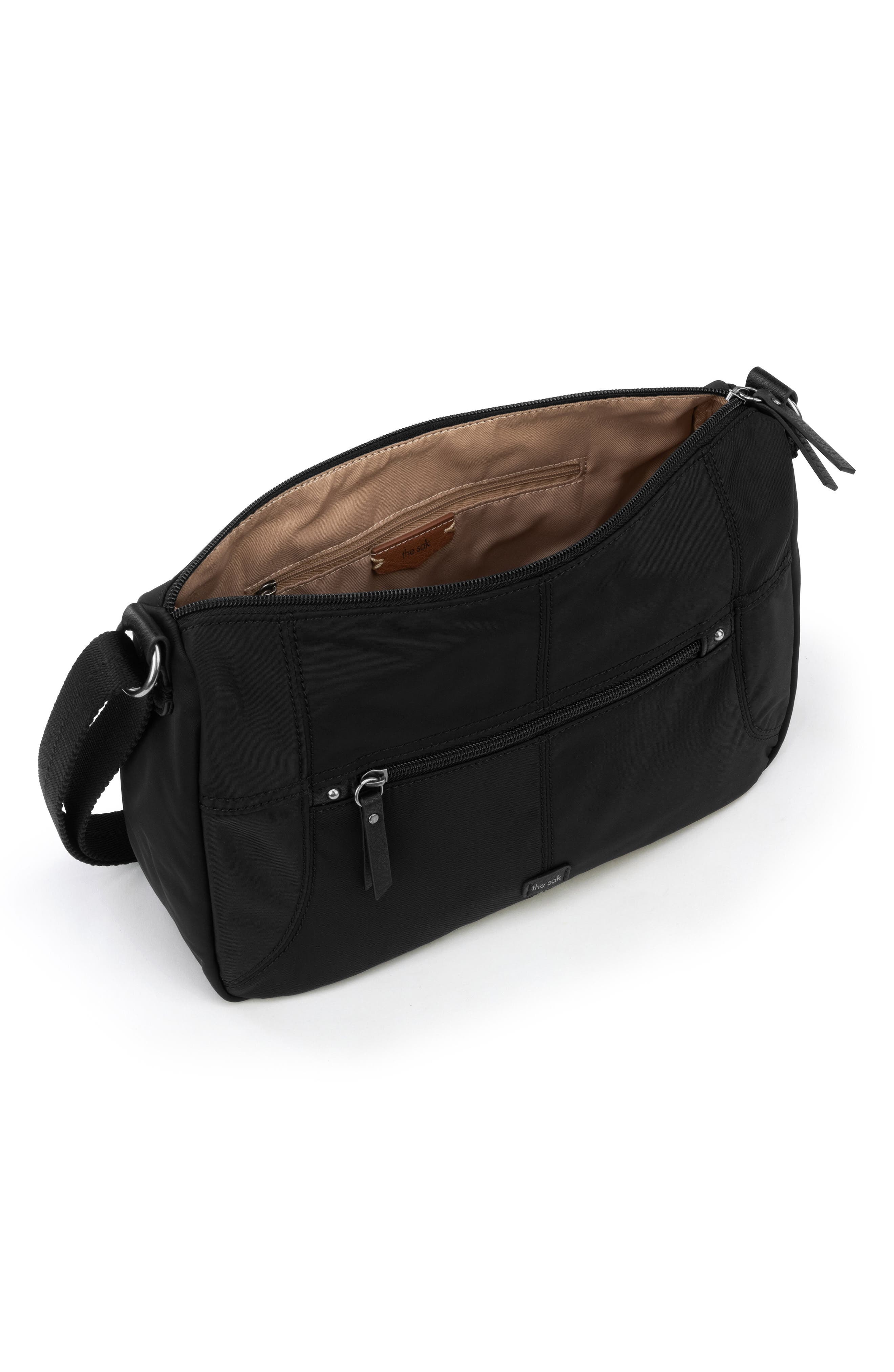 The Sak Esperato Nylon Hobo, Alternate, color, Black E Rb