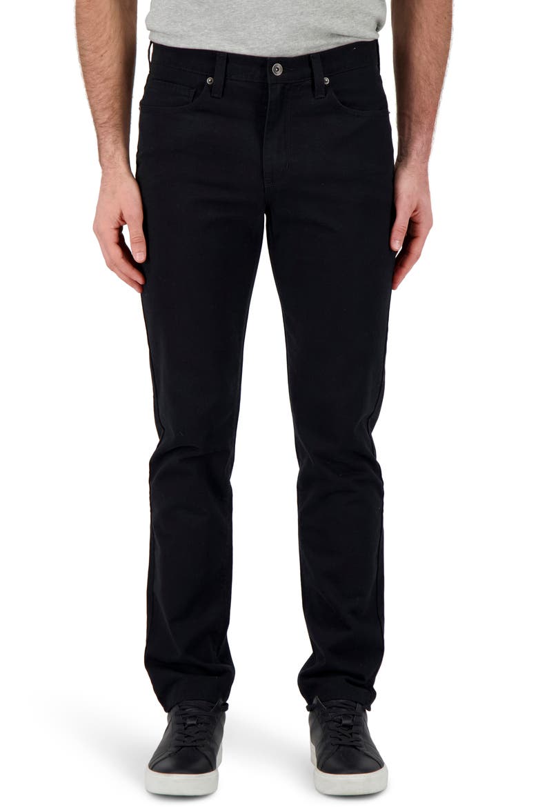 Athletic Fit Performance Jeans, Main, color, BLACK