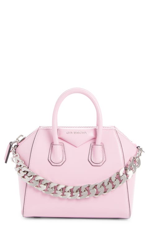 Mini Antigona Leather Satchel