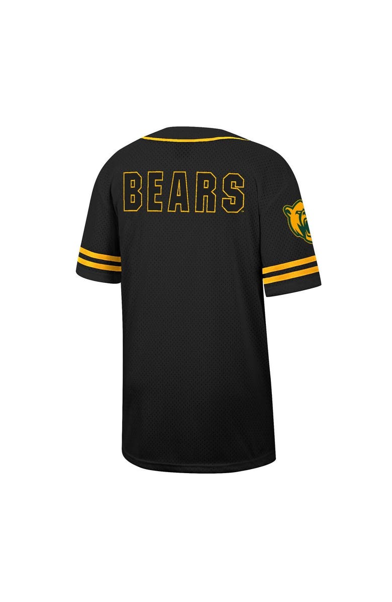COLOSSEUM Men's Colosseum Black Baylor Bears Free Spirited Mesh Button-Up Baseball Jersey, Alternate, color,