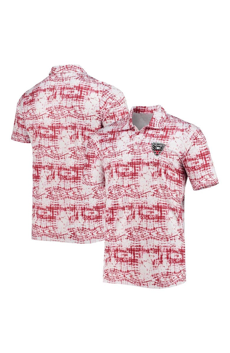 ANTIGUA Men's Antigua Red D.C. United Vivid Polo, Main, color, Red