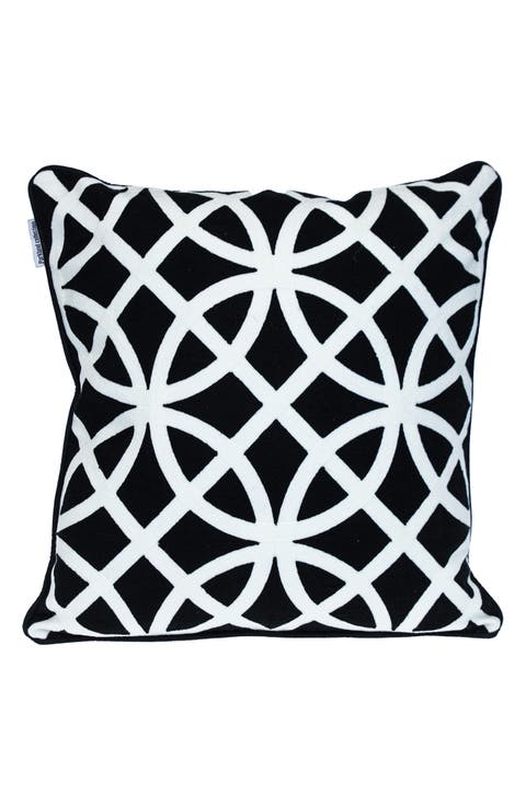 Chano Embroidered Throw Pillow
