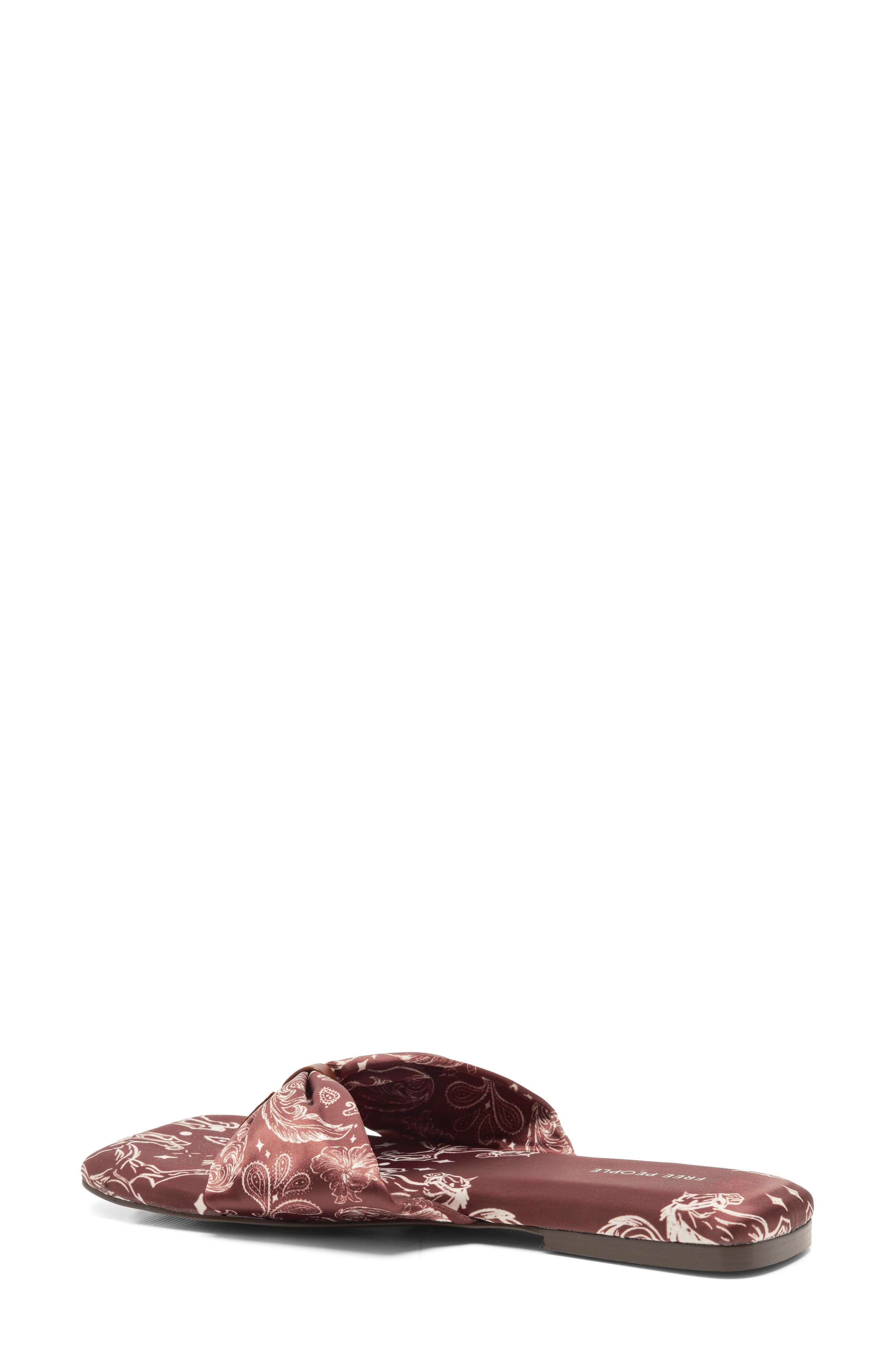 Free People Tia Print Slide Sandal, Alternate, color, 