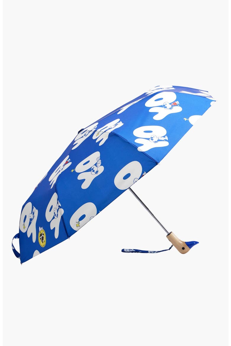 Peanuts Eco-Friendly Compact Duck Umbrella, Alternate, color, Yo