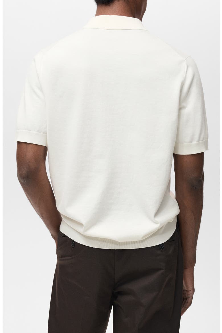 Cotton Polo Shirt, Alternate, color, OFF WHITE