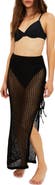 Beach Riot Deborah Sheer Open Stitch Cover-Up Skirt