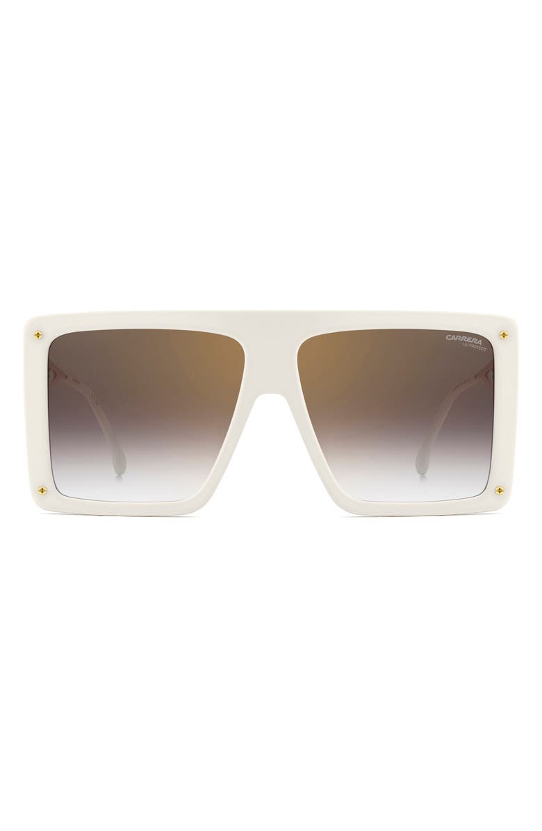 Carrera Eyewear Unica 60mm Gradient Shield Sunglasses, Main, color, 0Szj-Yk