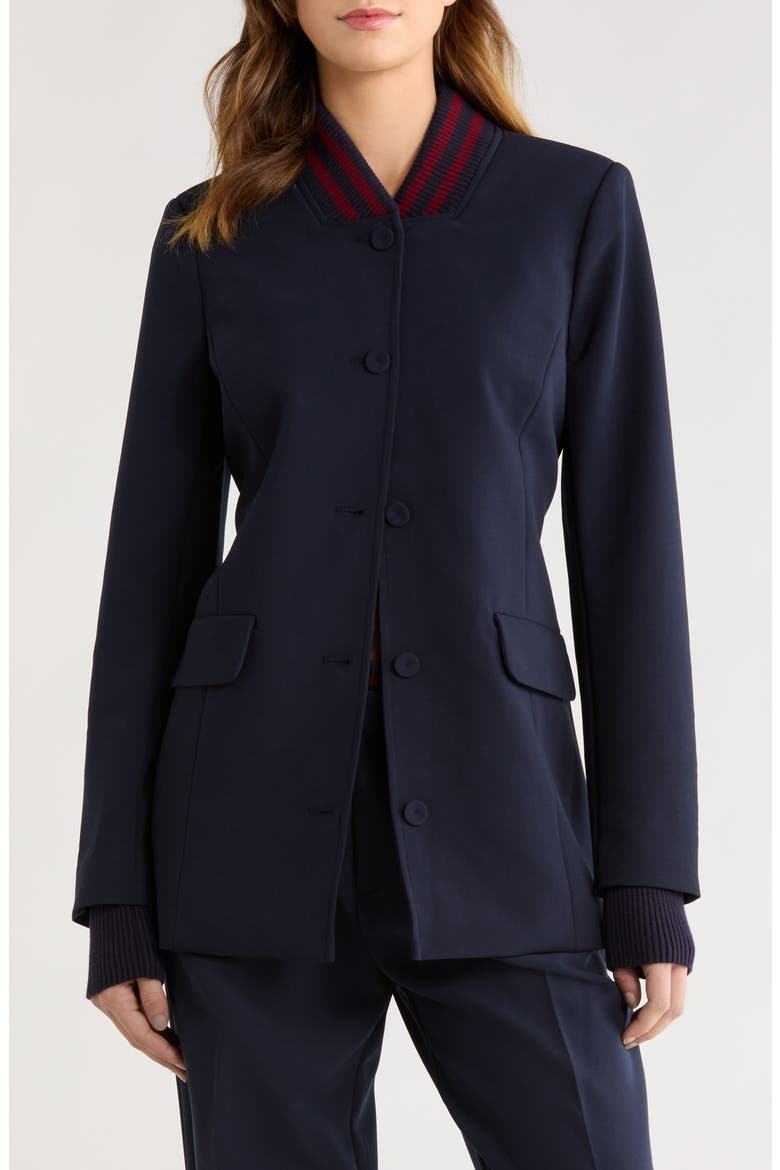 The Varsity Blazer, Alternate, color, NAVY/ VINO
