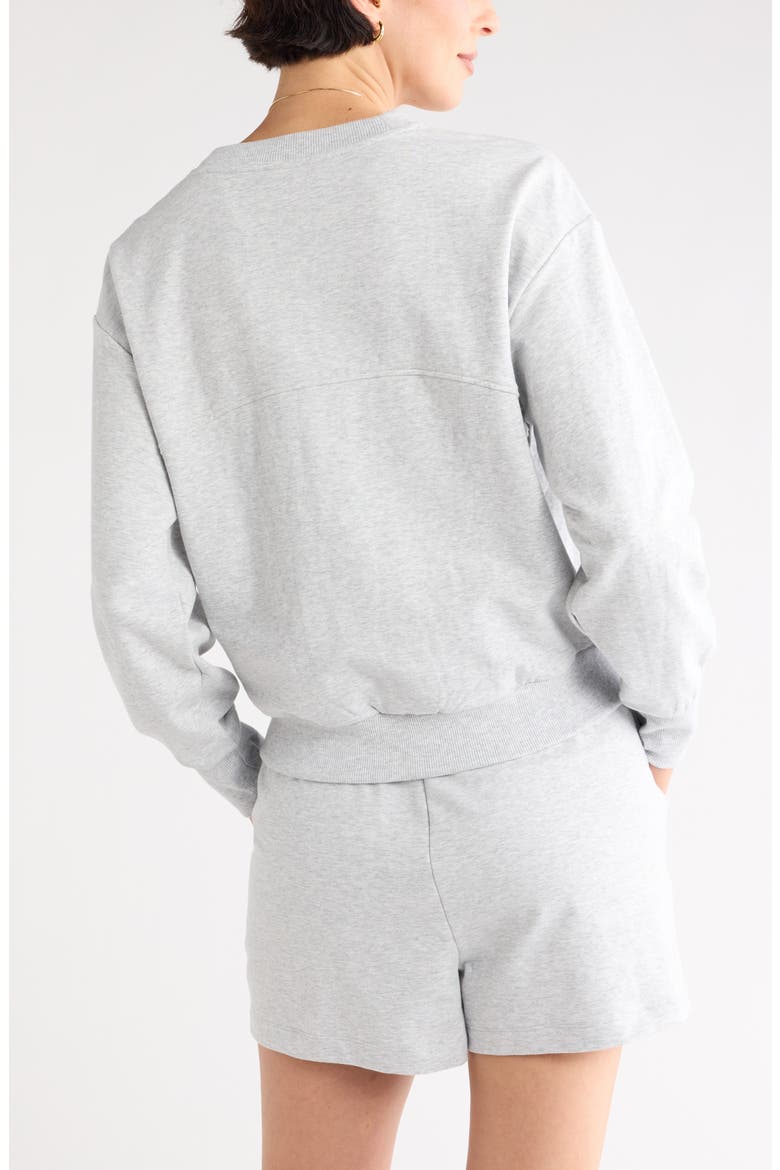 Relay Terry Crewneck Sweatshirt, Alternate, color, GREY LIGHT HEATHER