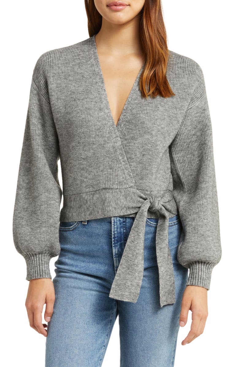 WAYF Sterling Wrap Sweater, Main, color,