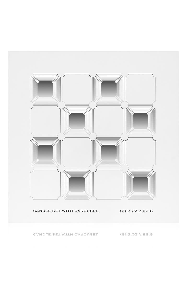 MIND GAMES Chess Set of 6 Luxury Votive Candles & Carousel, Alternate, color,