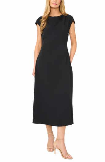 Cowl Neck Midi Dress