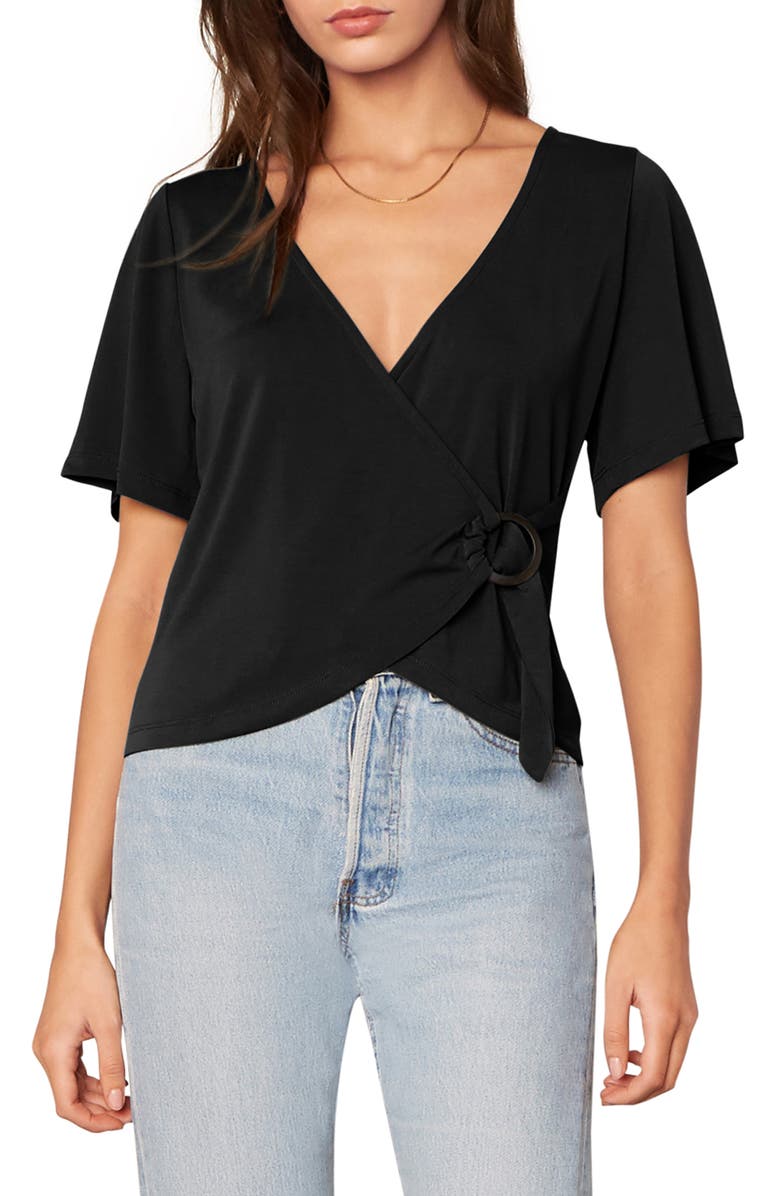 BB Dakota by Steve Madden BB Dakota Far Side Wrap Front Top, Main, color, 