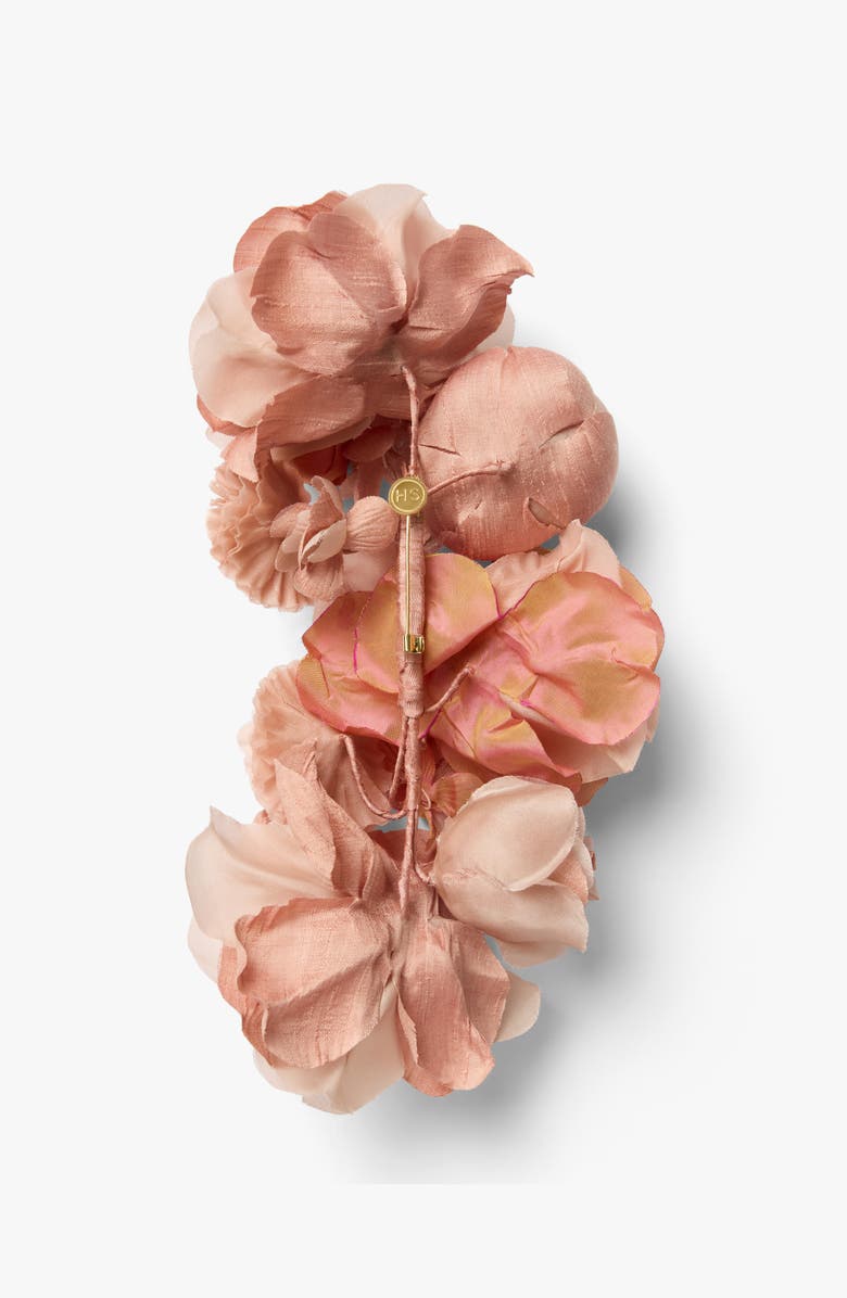 Helena Simon The Pink Blossom Cascade Floral Brooch, Alternate, color, Pink