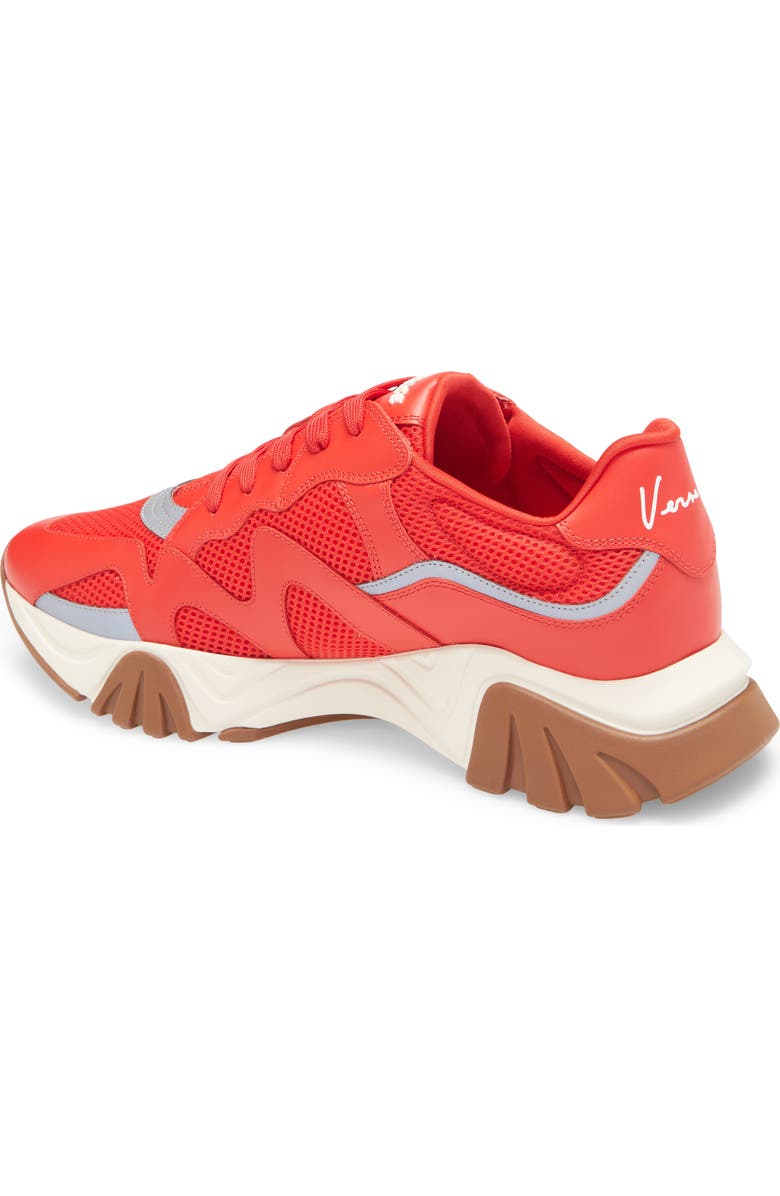 Versace Chunky Sole Sneaker, Alternate, color,