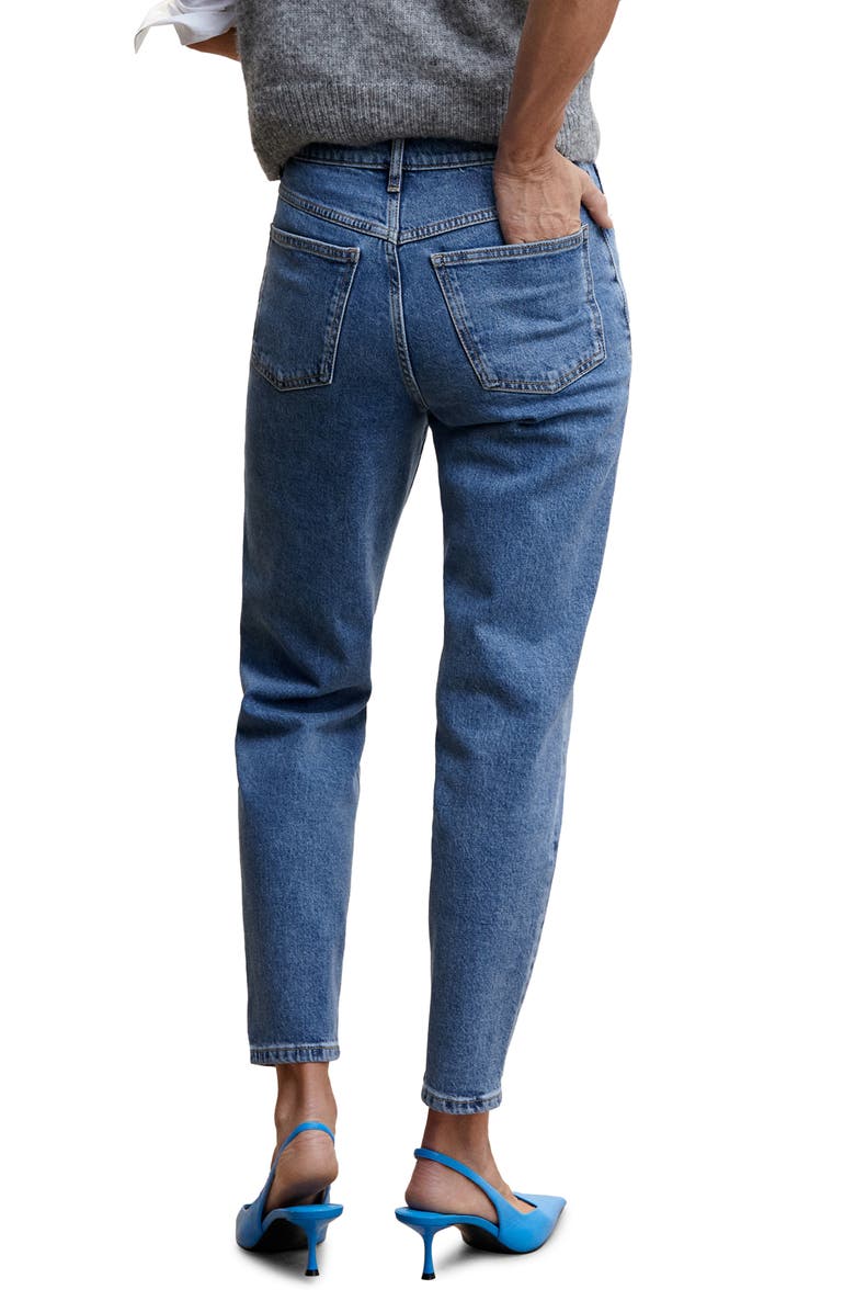 MANGO High Waist Mom Jeans, Alternate, color,