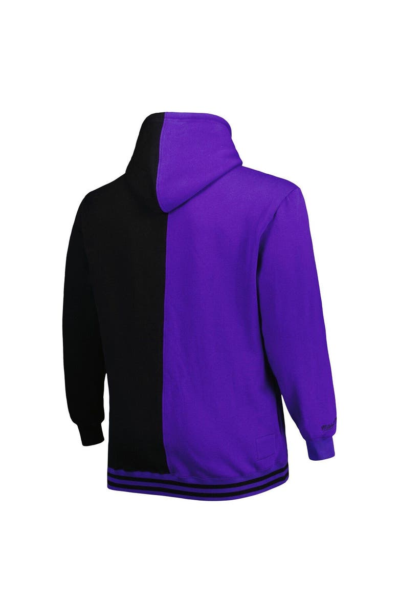 Mitchell & Ness Men's Mitchell & Ness Purple/Black Phoenix Suns Big & Tall Hardwood Classics Split Pullover Hoodie, Alternate, color, Purple