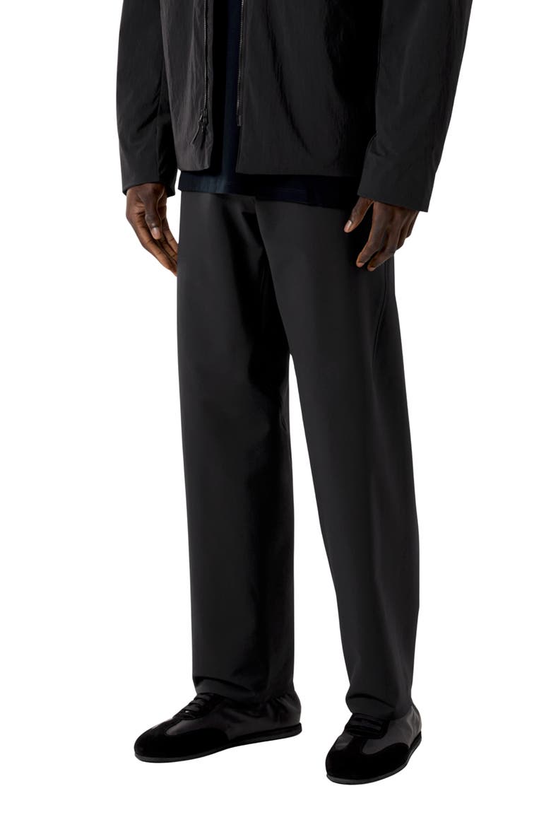 Spere Water Repellent Soft Shell Pants, Main, color, BLACK
