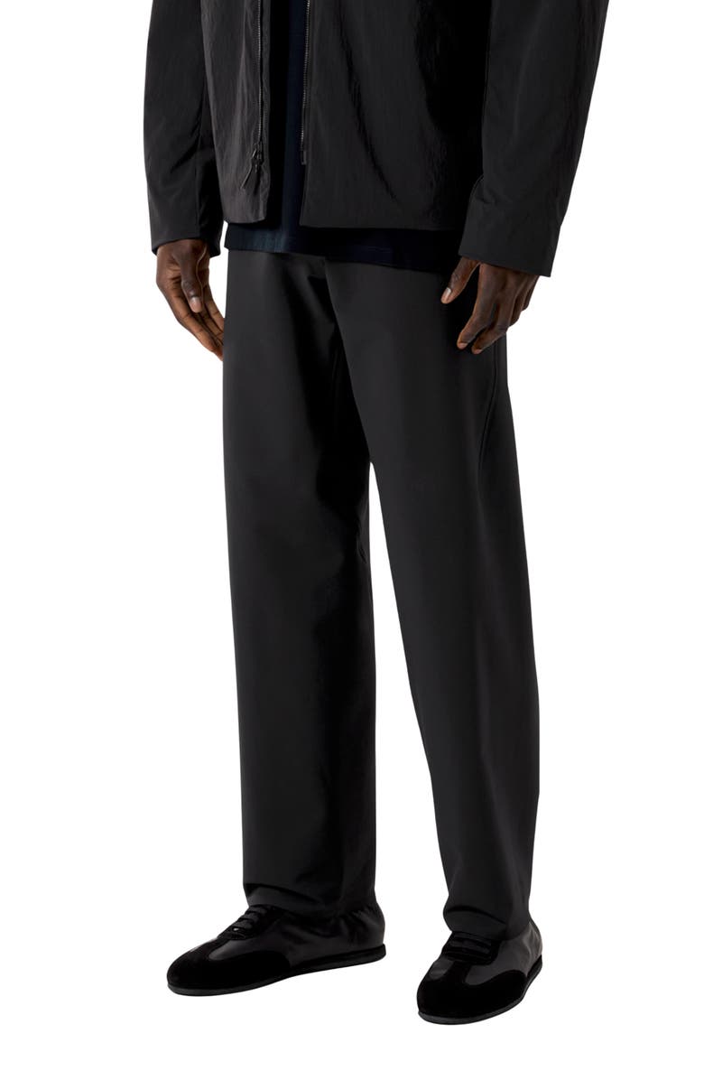 Veilance Spere Water Repellent Soft Shell Pants, Main, color, Black