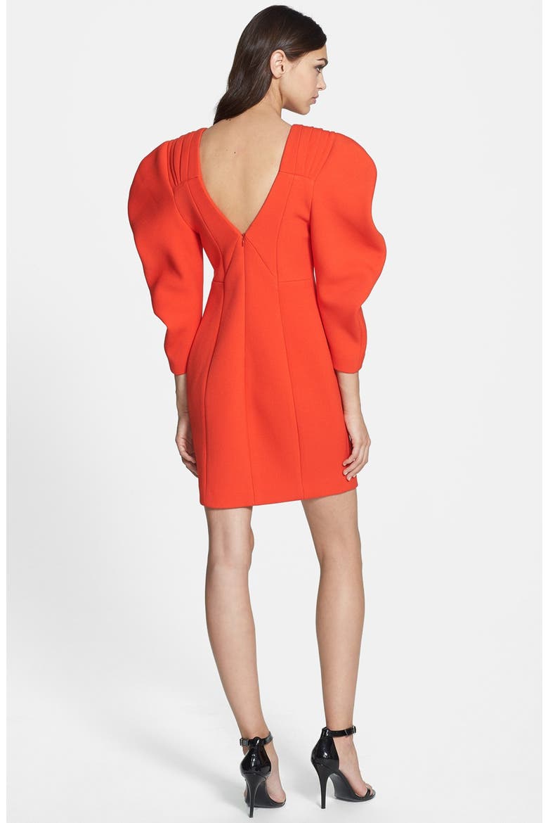 'Satellite' Stretch Sheath Dress, Alternate, color, MARS