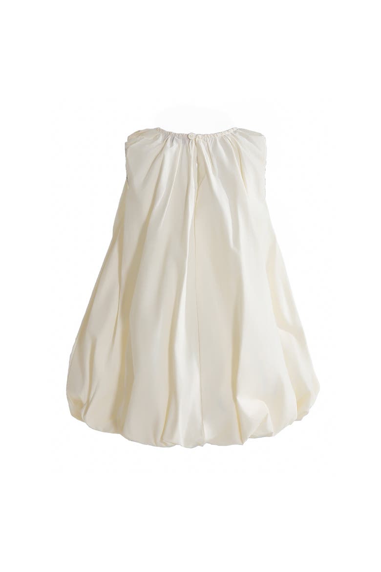 Annalise Sequin Bow Balloon Dress, Alternate, color, Ivory
