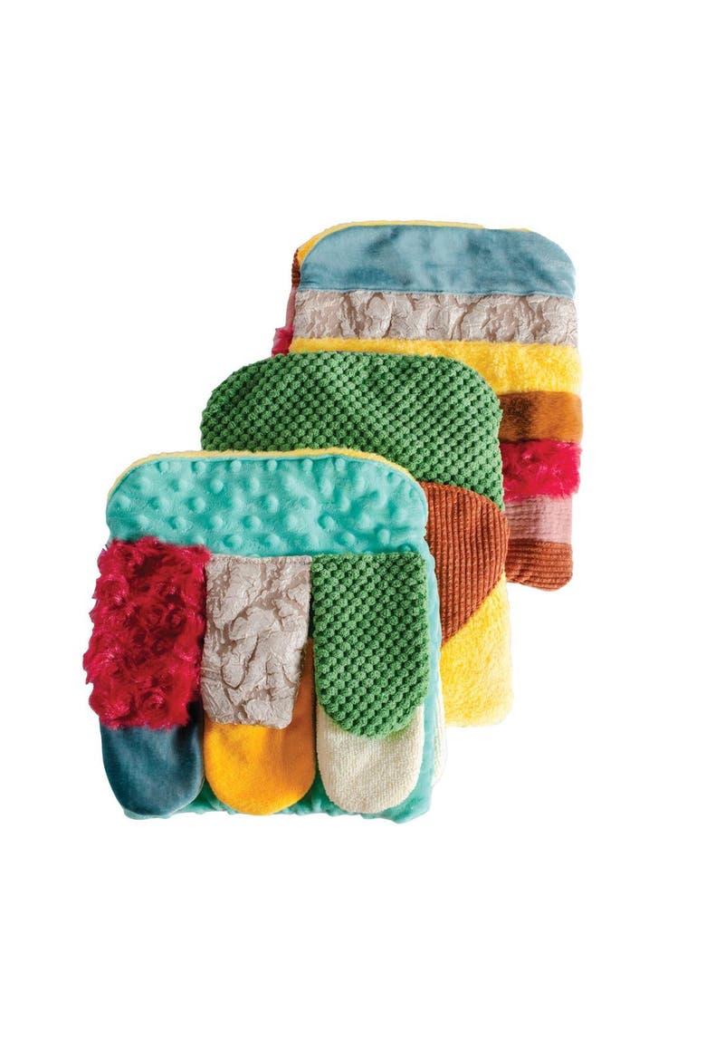 Crinkle Pockets - Rainbow - Set of 3, Main, color, Multicolored