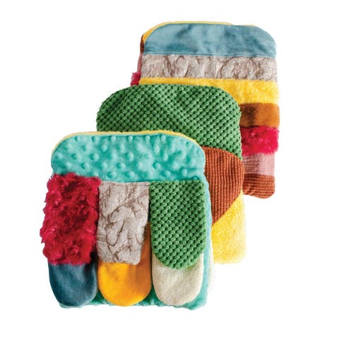 Crinkle Pockets - Rainbow - Set of 3