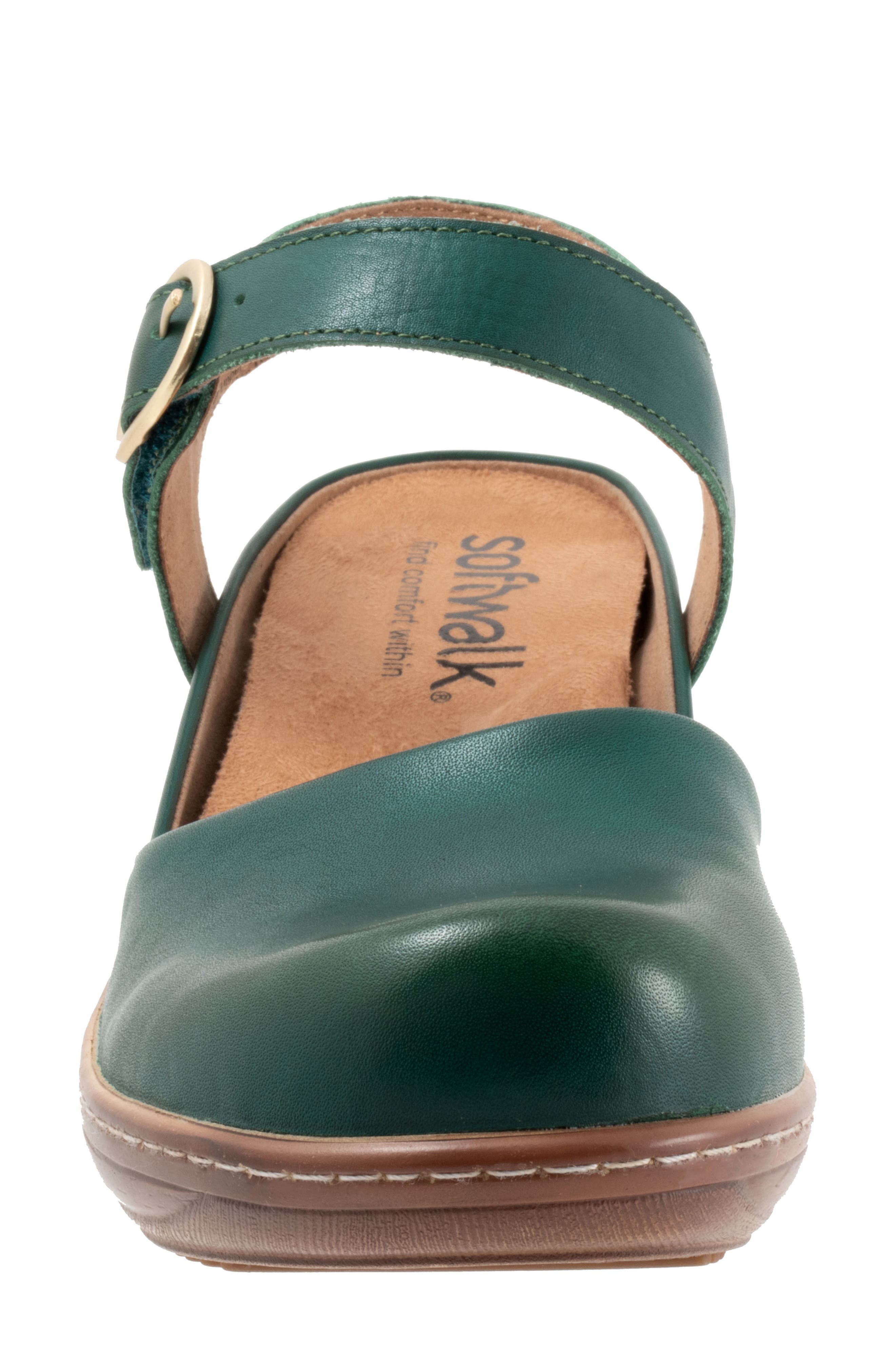 Mabelle Ankle Strap Clog, Alternate, color, DK GREEN