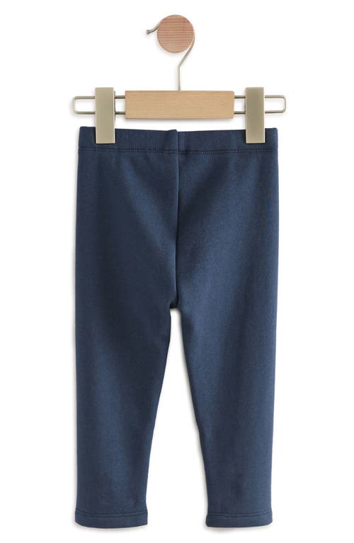 Next Kids' Knee Patch Leggings In Blue