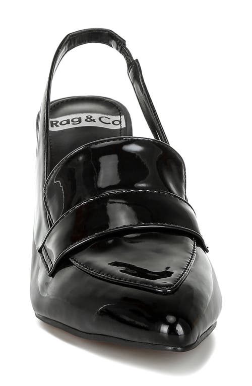 Rag & Co Voisin Slingback Pump In Black