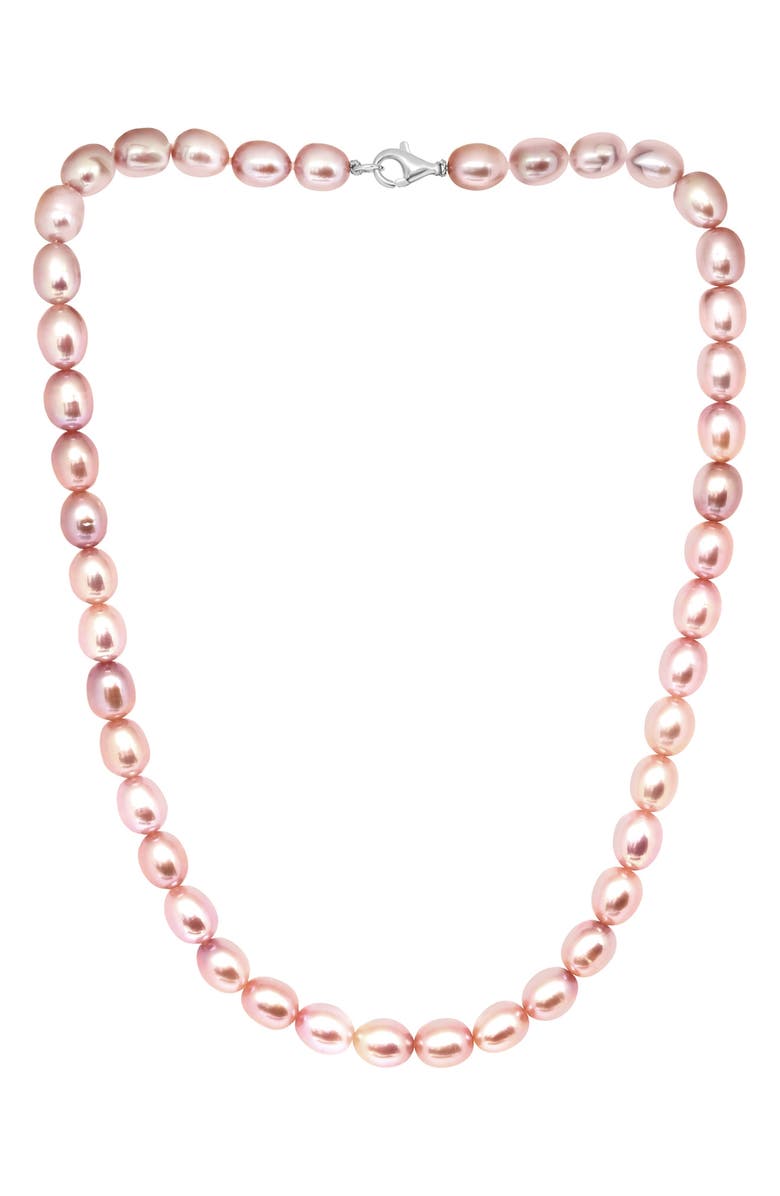 EFFY Pink Freshwater Pearl Necklace, Bracelet & Stud Earrings Set, Alternate, color, Pink