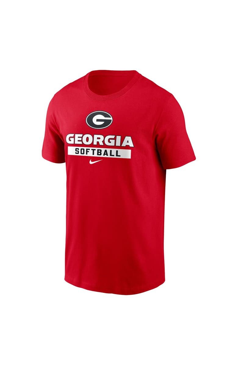 Nike Men's Nike Red Georgia Bulldogs Softball Drop T-Shirt, Alternate, color, Red