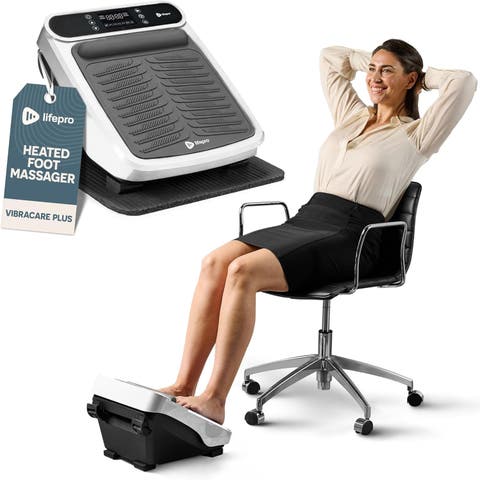 VibraCare Foot Massager for Neuropathy Relaxing Calf and Foot with Heat Option