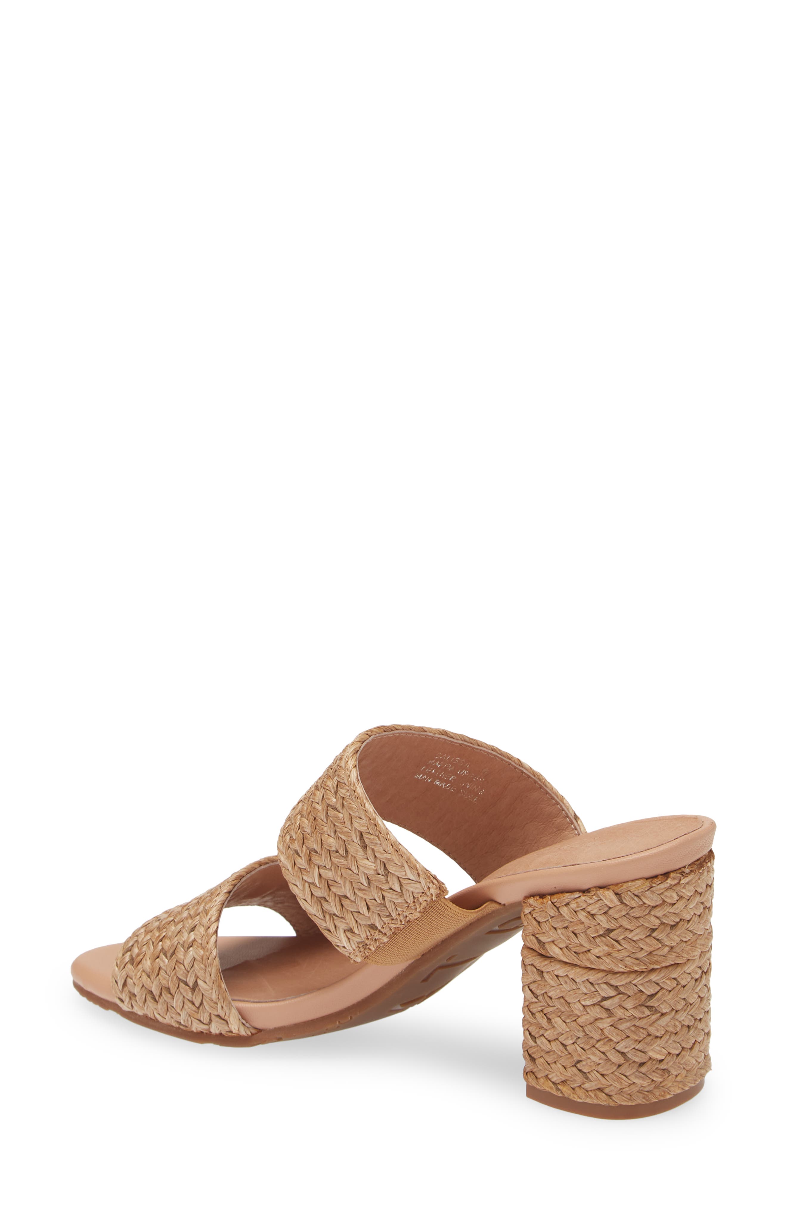 Chocolat Blu Calissa Raffia Slide Sandal, Alternate, color, 