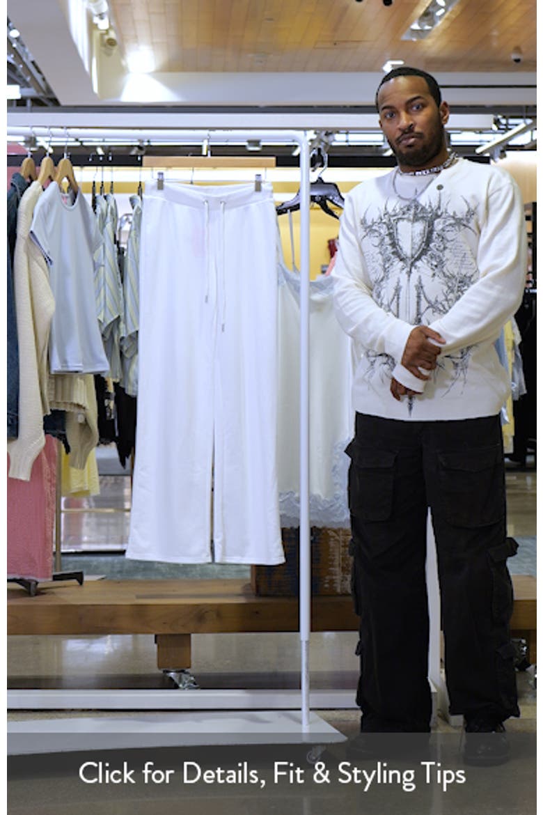 Quinn Cotton Blend Straight Leg Sweatpants video