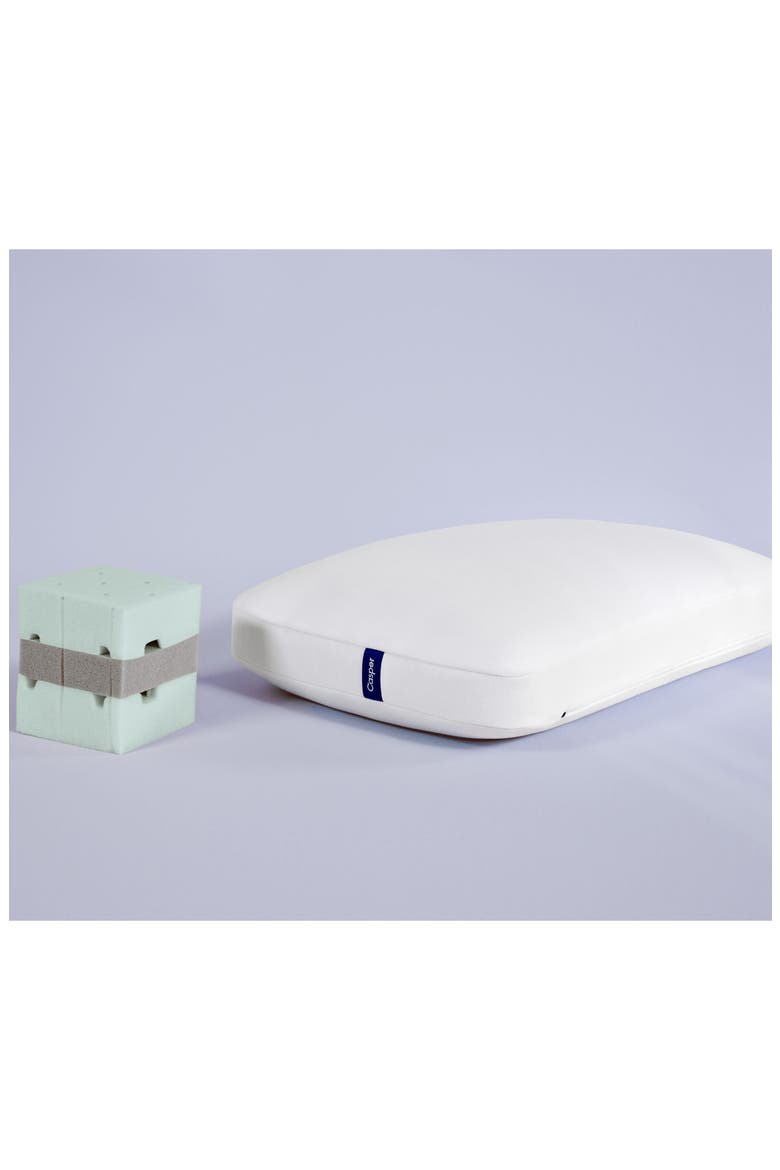 The Foam Pillow, Alternate, color, WHITE