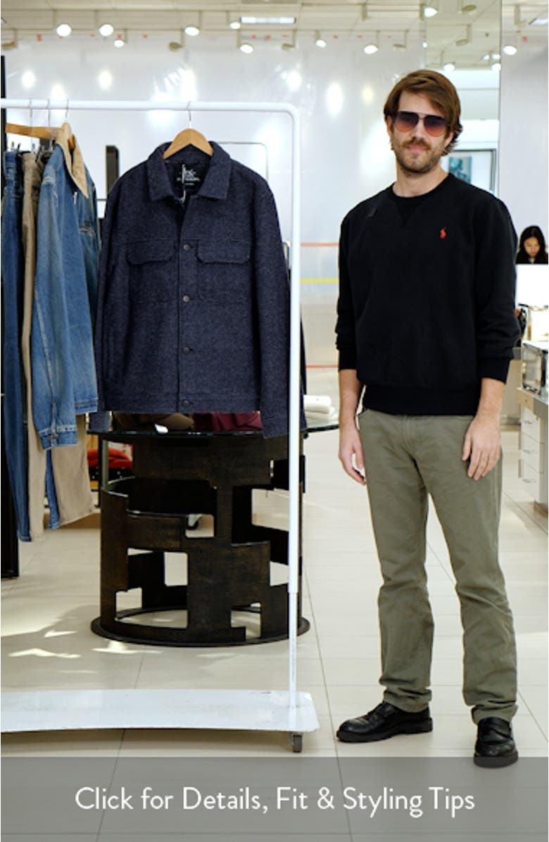 Roys Hill Wool Blend Trucker Jacket, sales video thumbnail