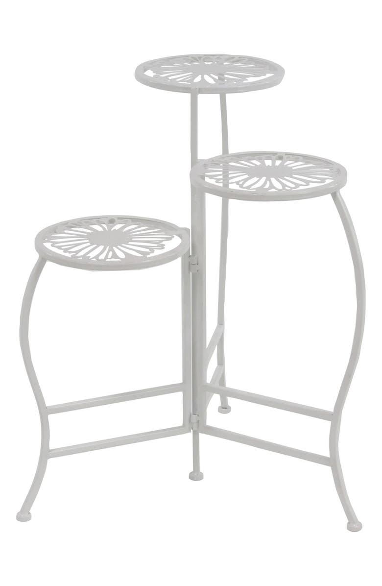 UMA Indoor/Outdoor Tiered Plant Stand, Alternate, color, White