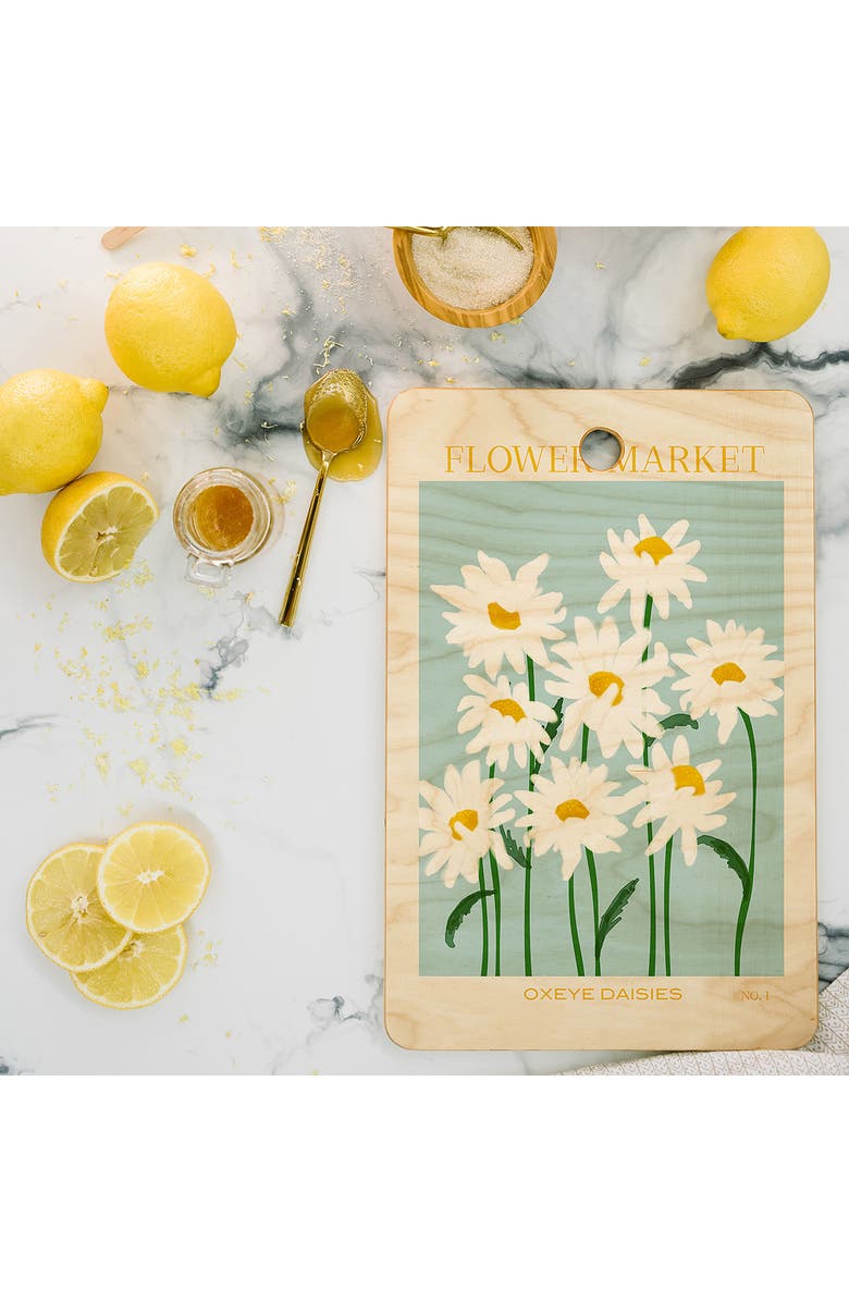 Deny Designs Gale Switzer Flower Market Cutting Board, Alternate, color, Multi
