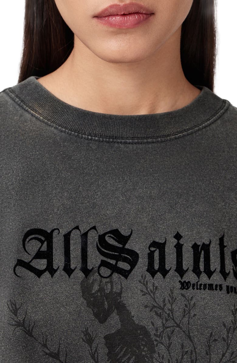 AllSaints Novus Amelie Cotton Graphic T-Shirt, Alternate, color,