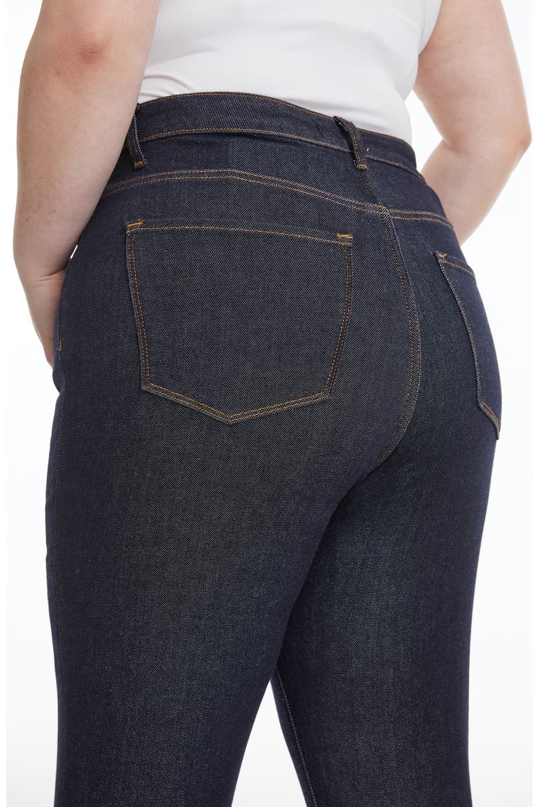 High Waist Straight Leg Jeans, Alternate, color, RINSE WASH