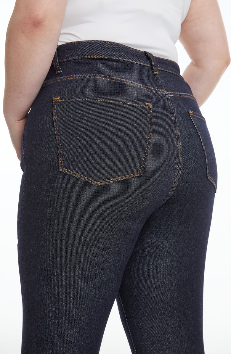 Bayeas High Waist Straight Leg Jeans, Alternate, color, Rinse Wash