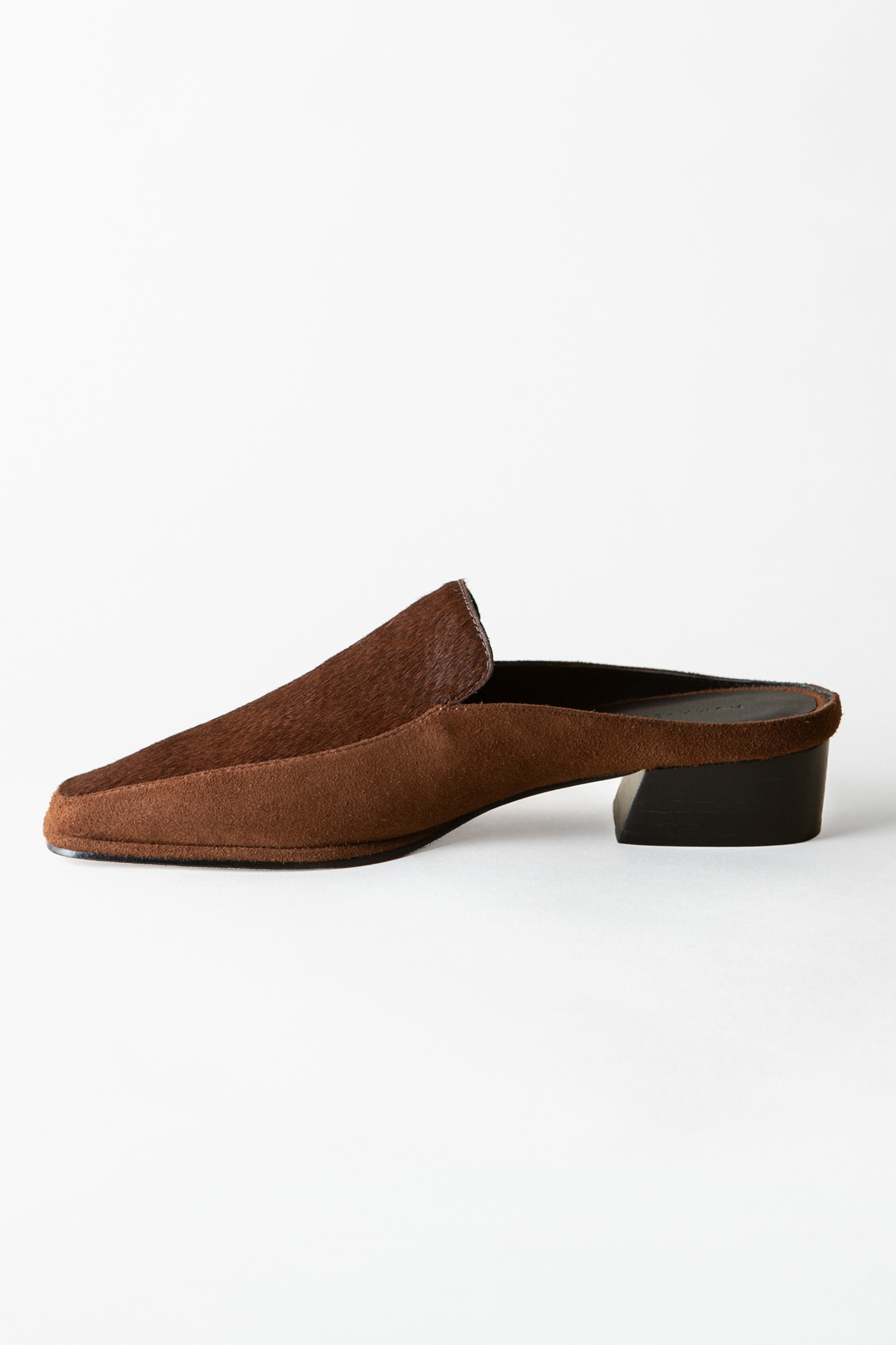 Felix Genuine Calf Hair Slip-on Loafer Mule, Alternate, color, Chocolate Calf Hair