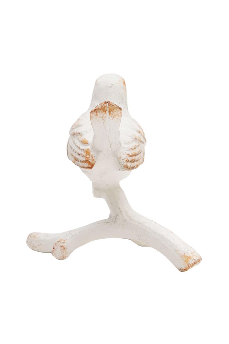 Abeline Decorative White Bird Figurine, Alternate, color, White